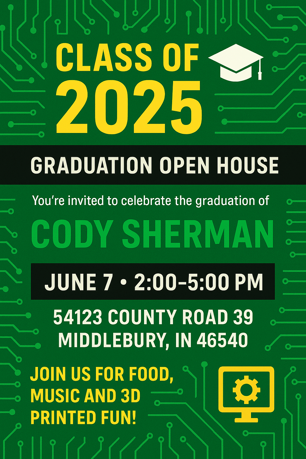 Graduation Party Invitation